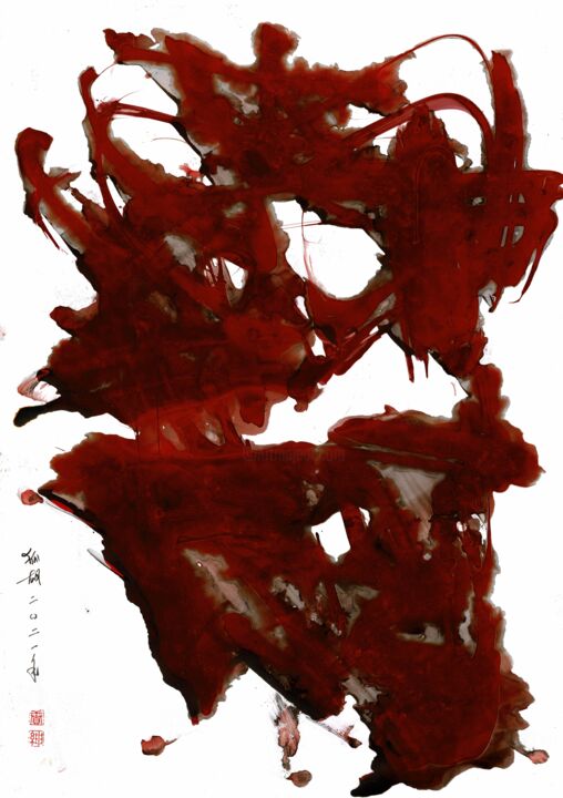 composition in red