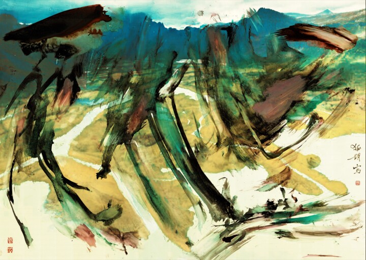over the mountains
