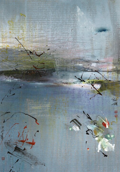 landscape with lake