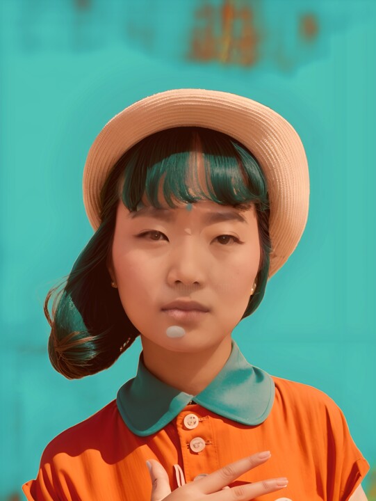 Portrait of a Chinese girl